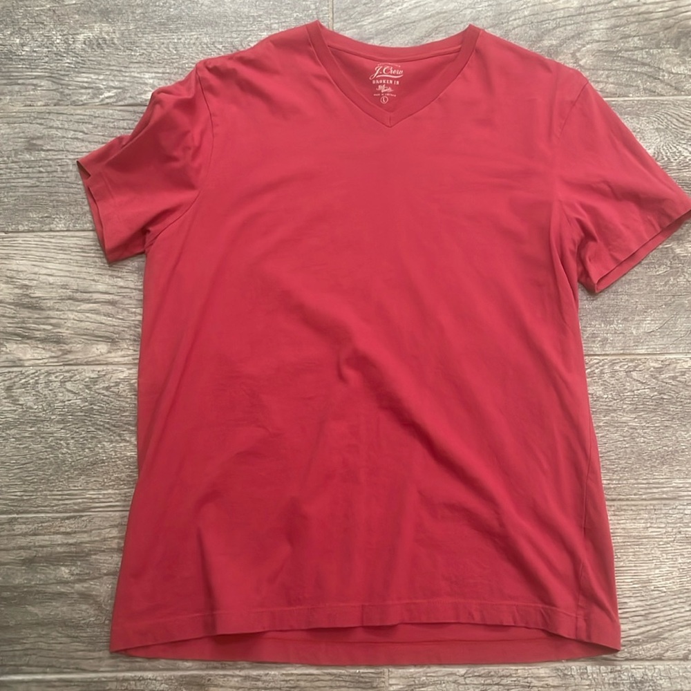 J Crew V Neck Shirt Size Large